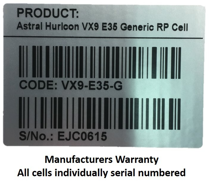 Astral hurlcon VX9 E35 RP salt cell chlorinator electrode pool water generic