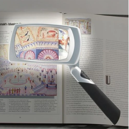LED Lighted Rectangular Magnifier- MJ-30