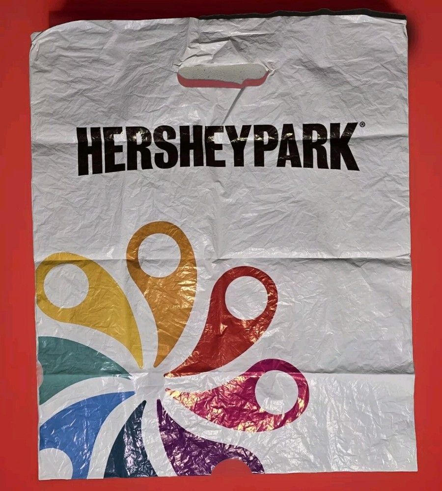 Hershey Park Vintage Shopping Plastic Bag