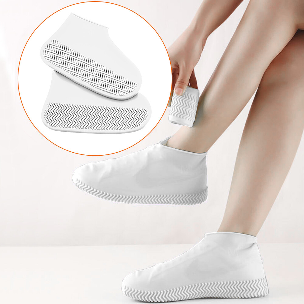 Anti-Slip Silicone Rain Shoe Covers Reusable Waterproof Shoes Cover Protector US
