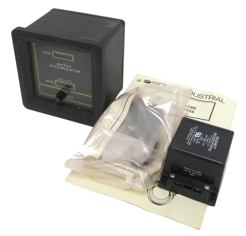 NEW SIGNET 57840 BATCH ACCUMULATOR/ FLOW METER GALLONS