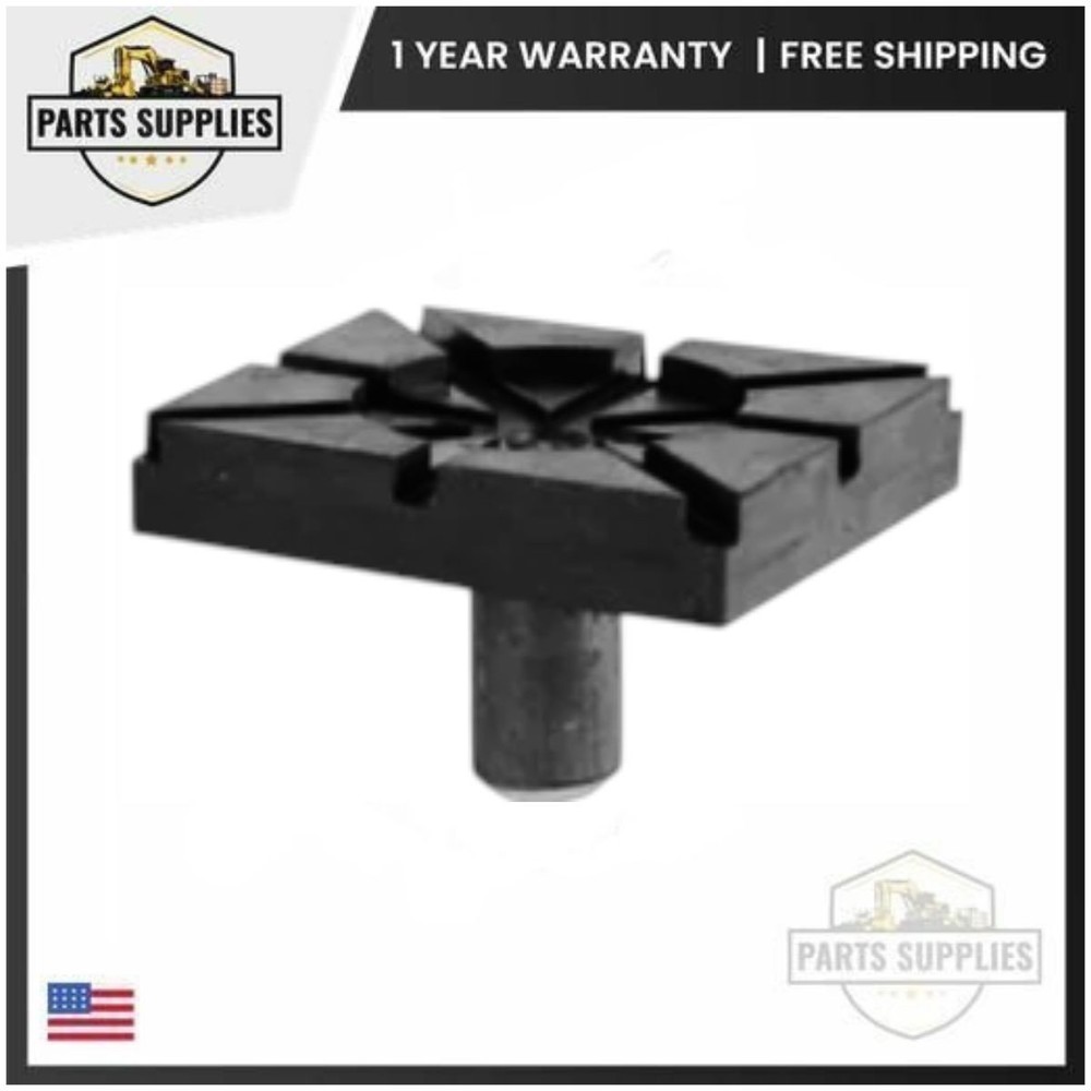 2-1993x Rectangular Adapter Base w/ 7805-168 Pad fits Wheeltronic Two-Post Lift
