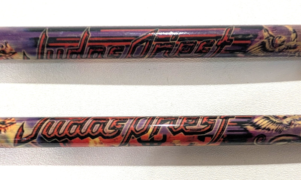 JUDAS PRIEST DRUM STICK DRUMSTICK SET 2005