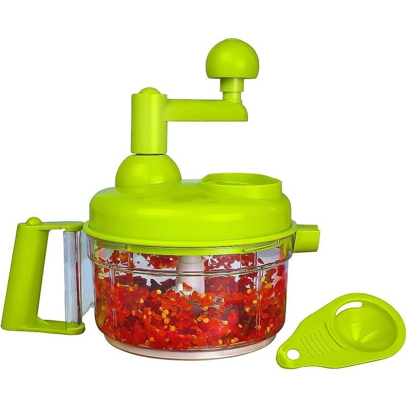 Manual Food Chopper Vegetable Dicer Egg Separator Mixing Blender Kitchen Tool US