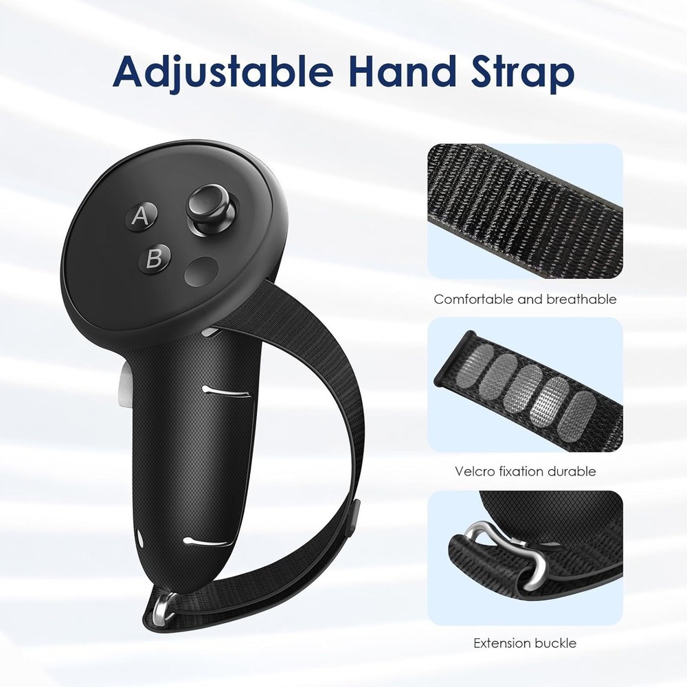 KAFRI VR Controller Grips Compatible with Meta/Oculus Quest 3S/Quest 3 Accessori