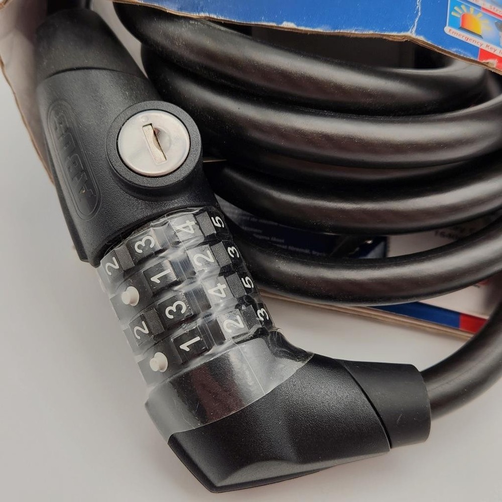 Abus 1650 Key Combo Bicycle Lock 185cm 12mm Cable