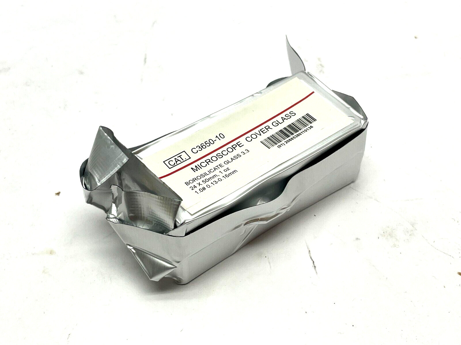 Microscope Cover Glass C3650-10 Borosilicate Glass 24 x 50mm