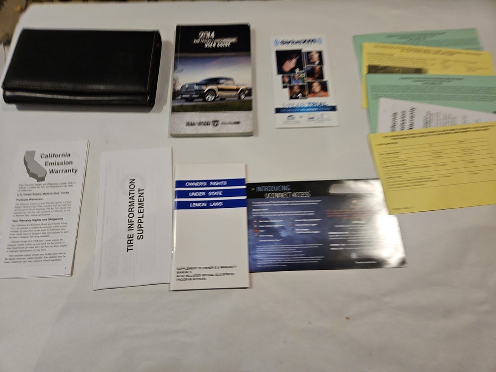 2014 DODGE RAM 1500 2500 3500 TRUCK USERS GUIDE Free Shipping