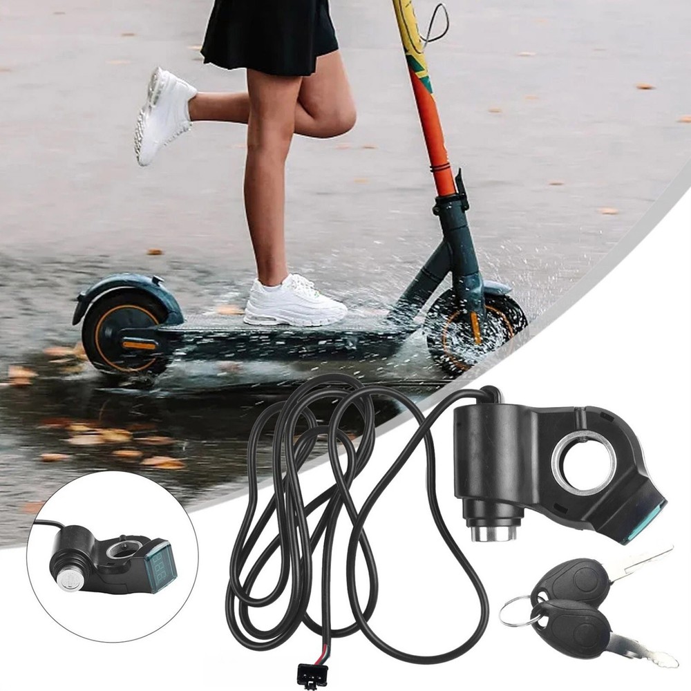 High Quality E-Bike Throttle Control Switch with Voltage Display and Key Lock