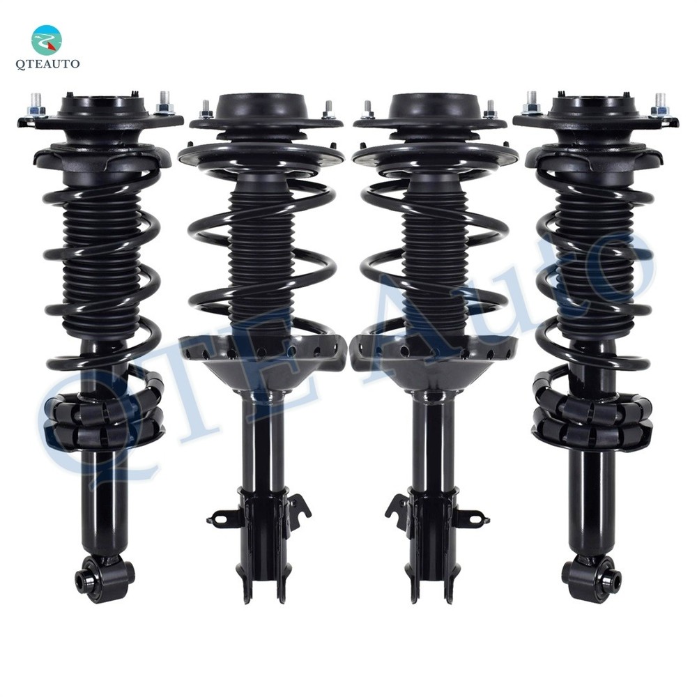 Set 4 Front-Rear Quick Complete Strut-Coil Spring For 2012 - 2016 Subaru Impreza
