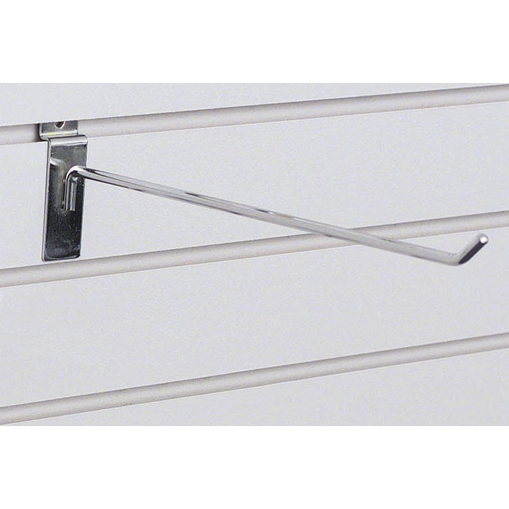 12" Chrome Slatwall Display Hooks
