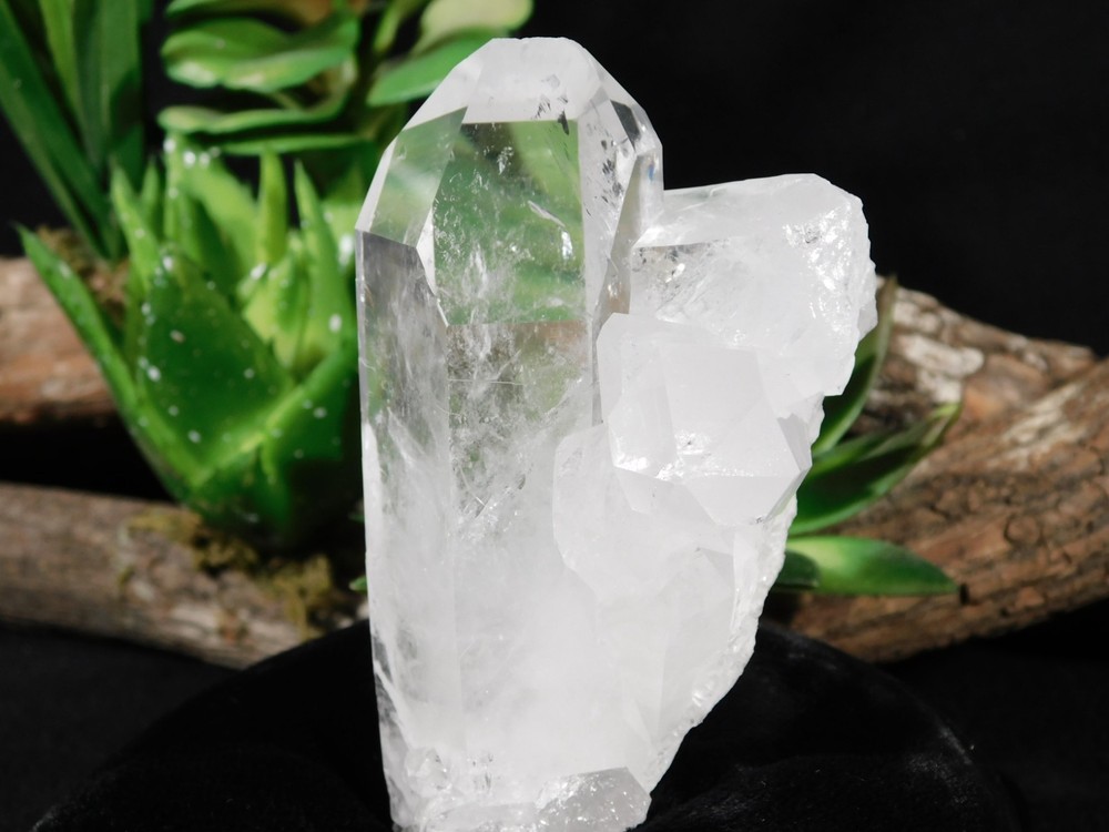SUPER Translucent! QUARTZ Crystal Cluster From Brazil 239gr