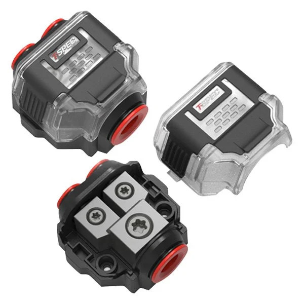 Distribution Block, Black Nickel Plated 2-Position Power & Ground Distribution