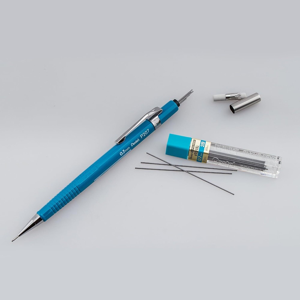Pentel® Automatic Sharp™ Mechanical Pencils, 0.7 mm, Blue, Pack Of 2