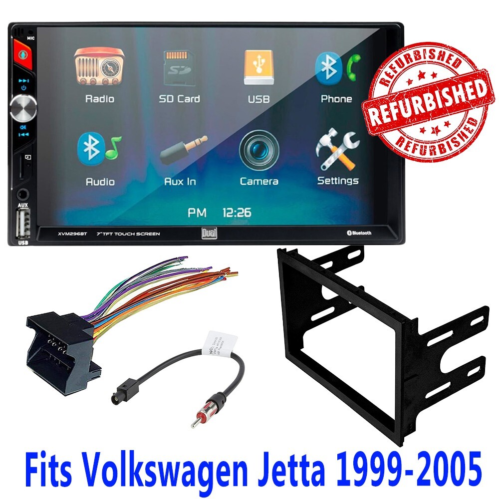 XVM296BT 6.2" Bluetooth USB,AUX Car Stereo Radio Kit for 1999 - 2005 VW Jetta