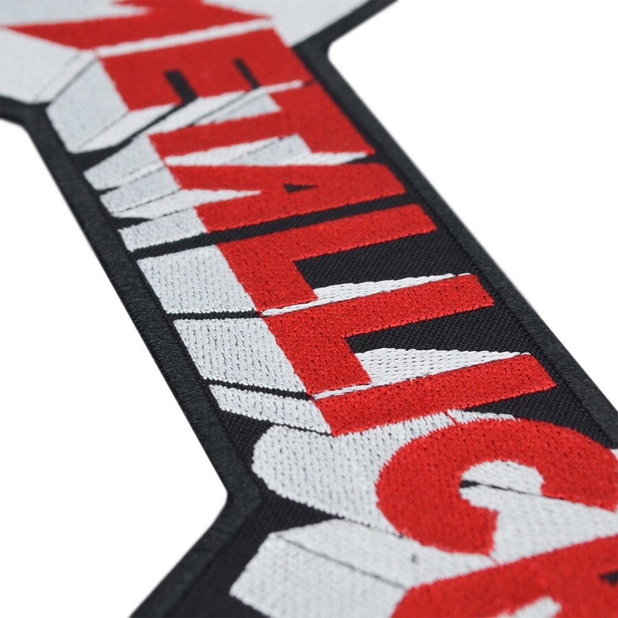 Metallica (old logo) EMBROIDERED BACK PATCH