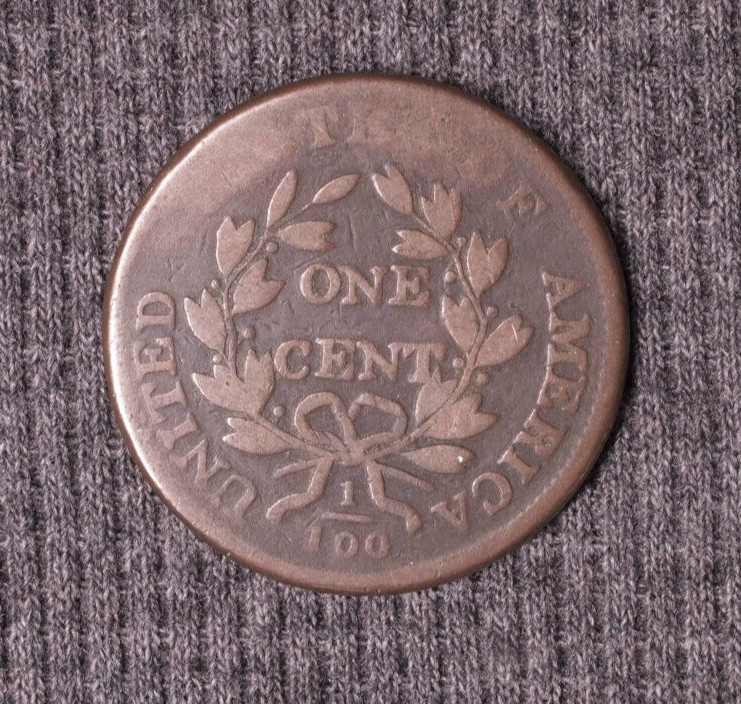 1807 Draped Bust Large Cent US mint copper coin