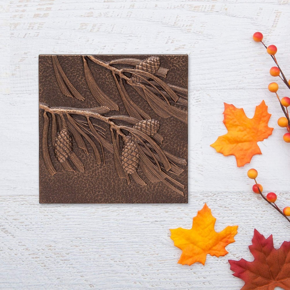 Whitehall Products Pinecone Wall Decor, Antique Copper