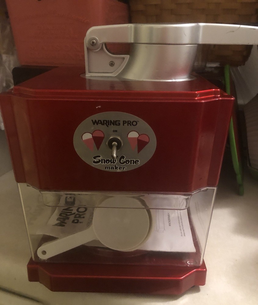 Waring Pro Snow Cone Shave Ice Maker Machine