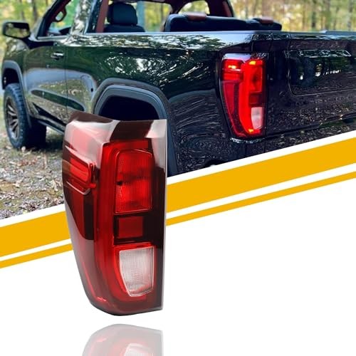 Tail Light Assembly Rear Lamp Compatible with Left Driver Side Halogen Type