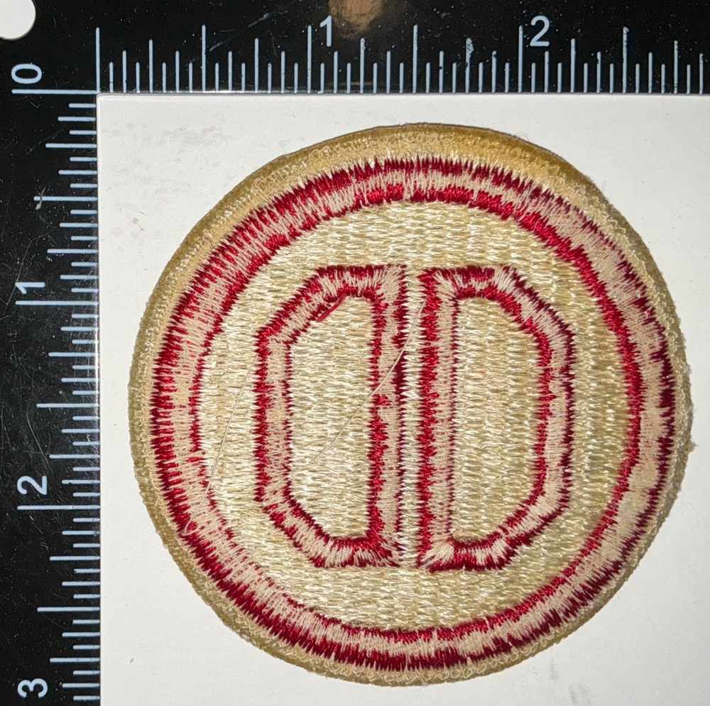 WWII US Army 31st Infantry Division WHITE EDGE Patch