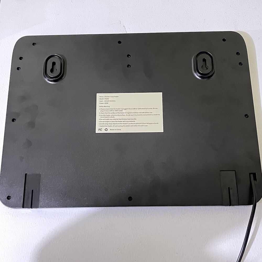 200W Smart Chicken Coop Heater Remote Control | Missing Legs Read Description