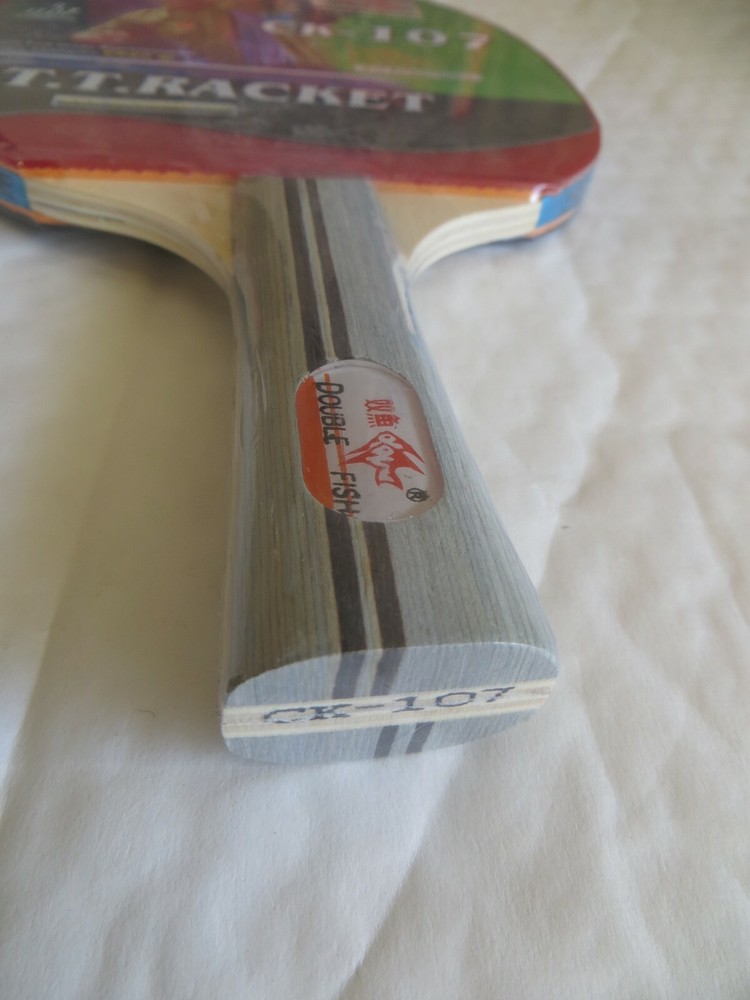 Beginner level long handle shakehand ping pong racket table tennis paddle