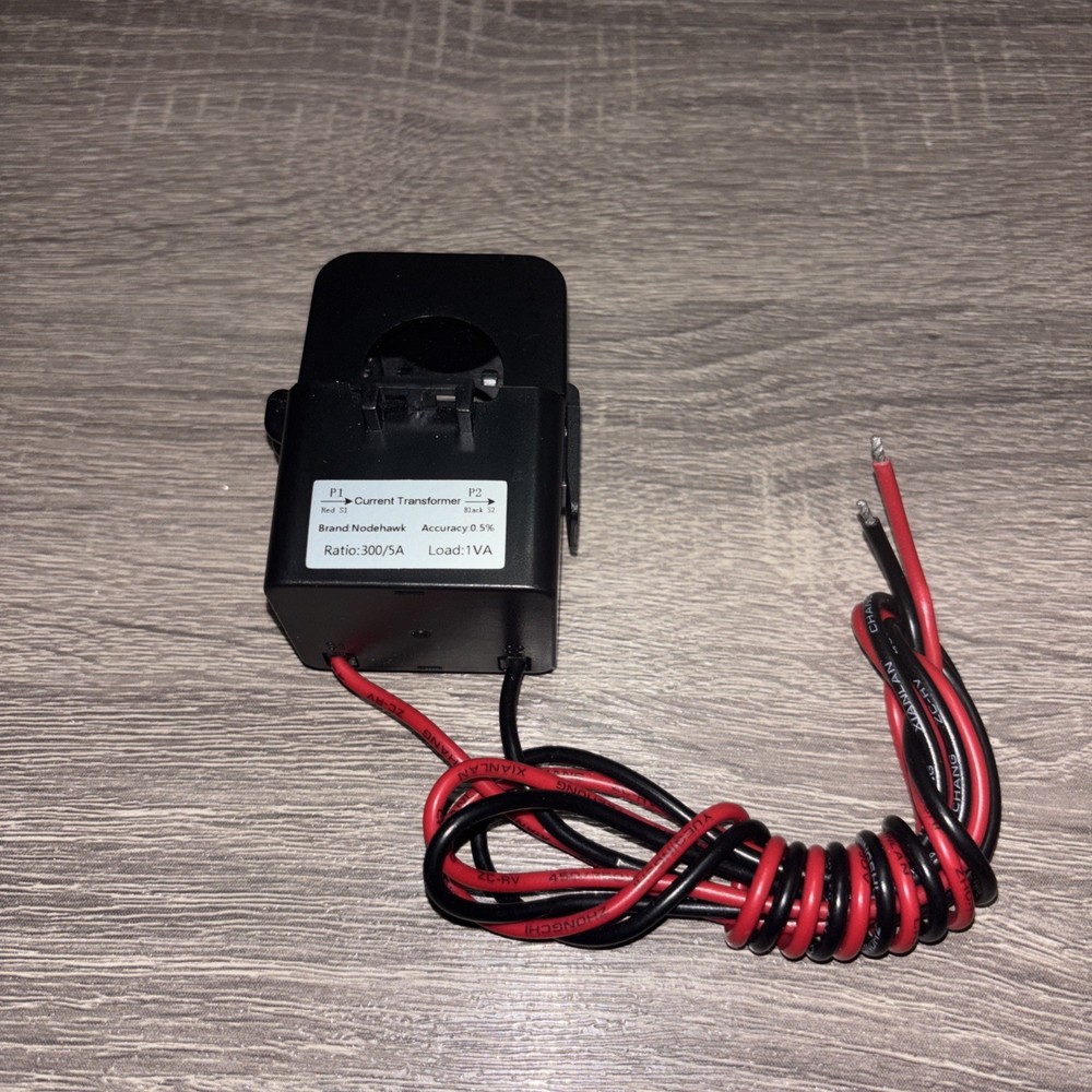 Nodehawk Split Core Current Transformer 300/5A Ratio 0.5% Accuracy 1VA Load