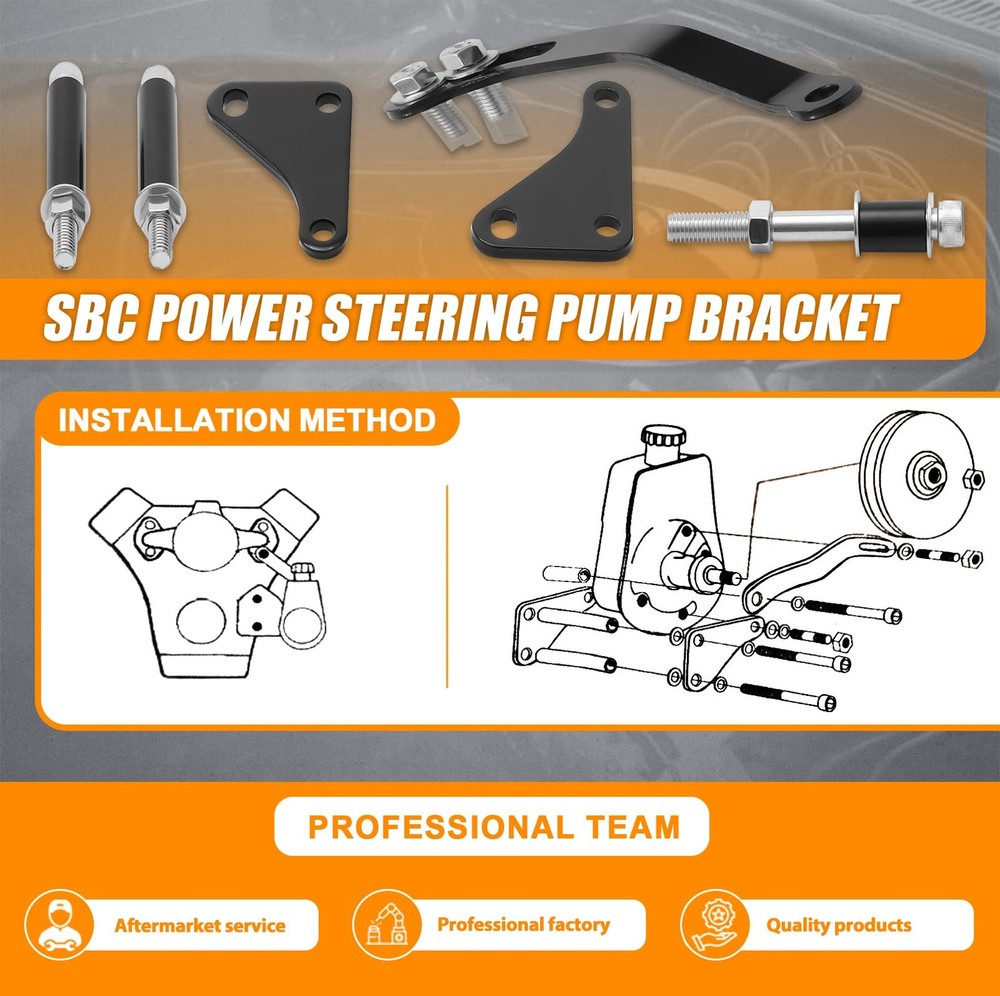 Power Steering Pump Mounting Bracket for Chevy/GM Small Block Engines