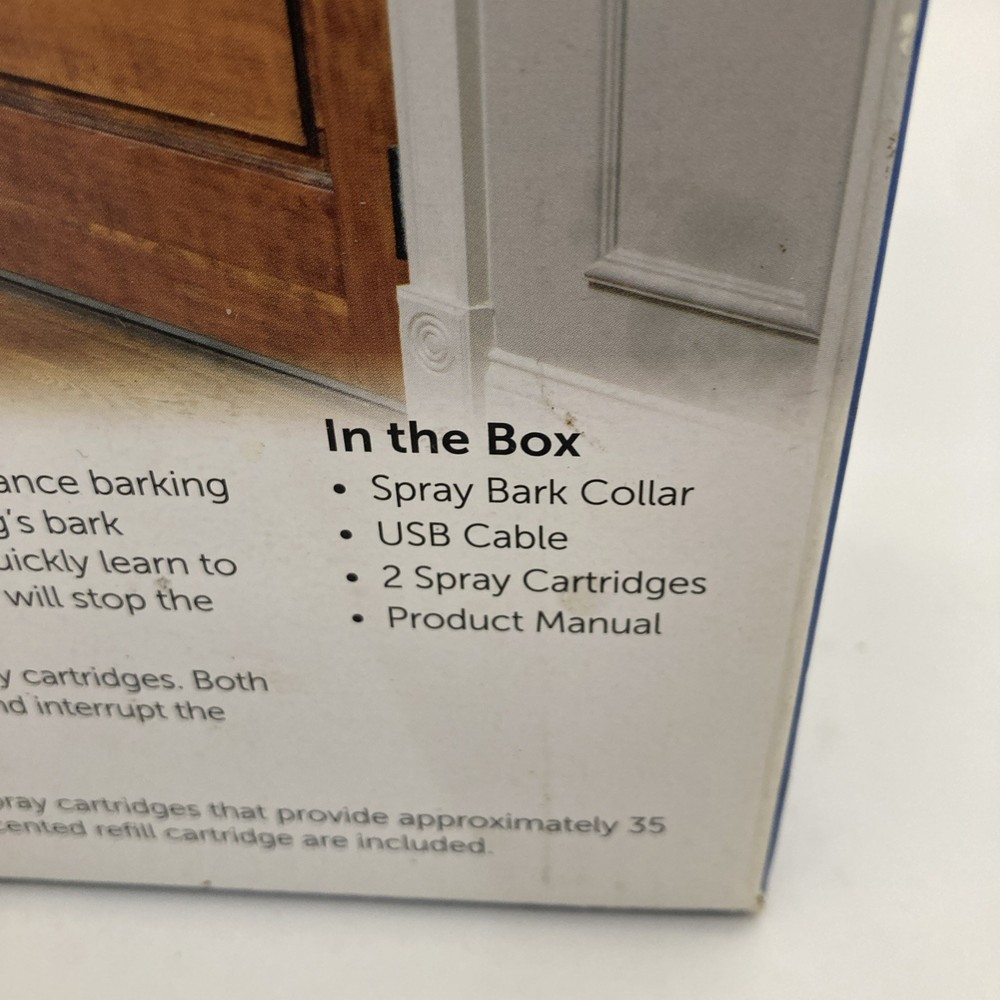 PetSafe Dog Spray Control Bark Collar Spray Bluetooth-Low Battery Indicator