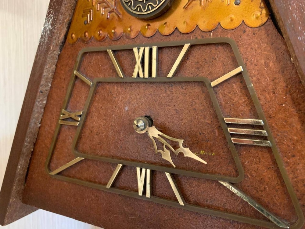 Soviet Vintage Cuckoo clock, USSR clock, Soviet working clock, Mechanical clock