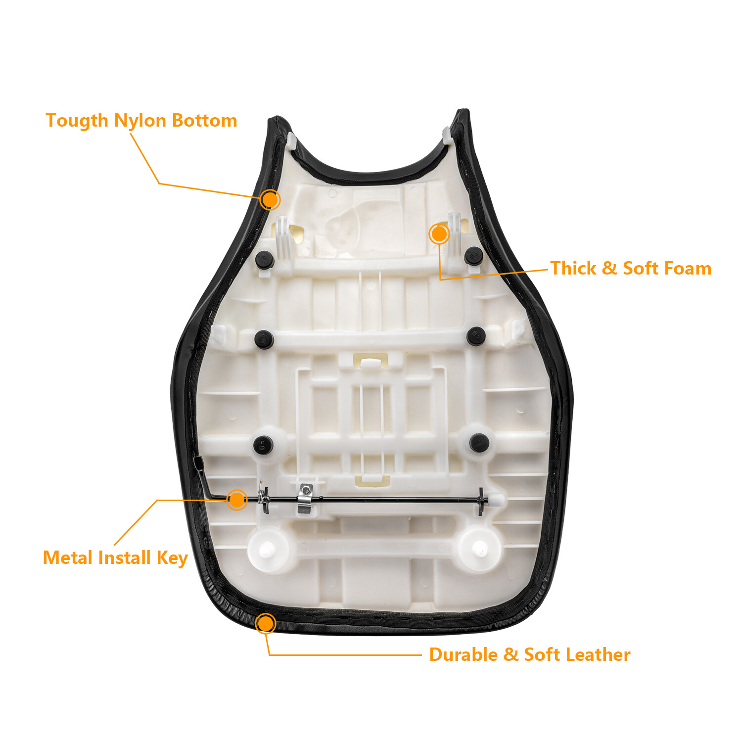 Complete Seat For Honda 2005-2011 Foreman 500 TRX500 / 2005-2014 Rubicon 500 TRX