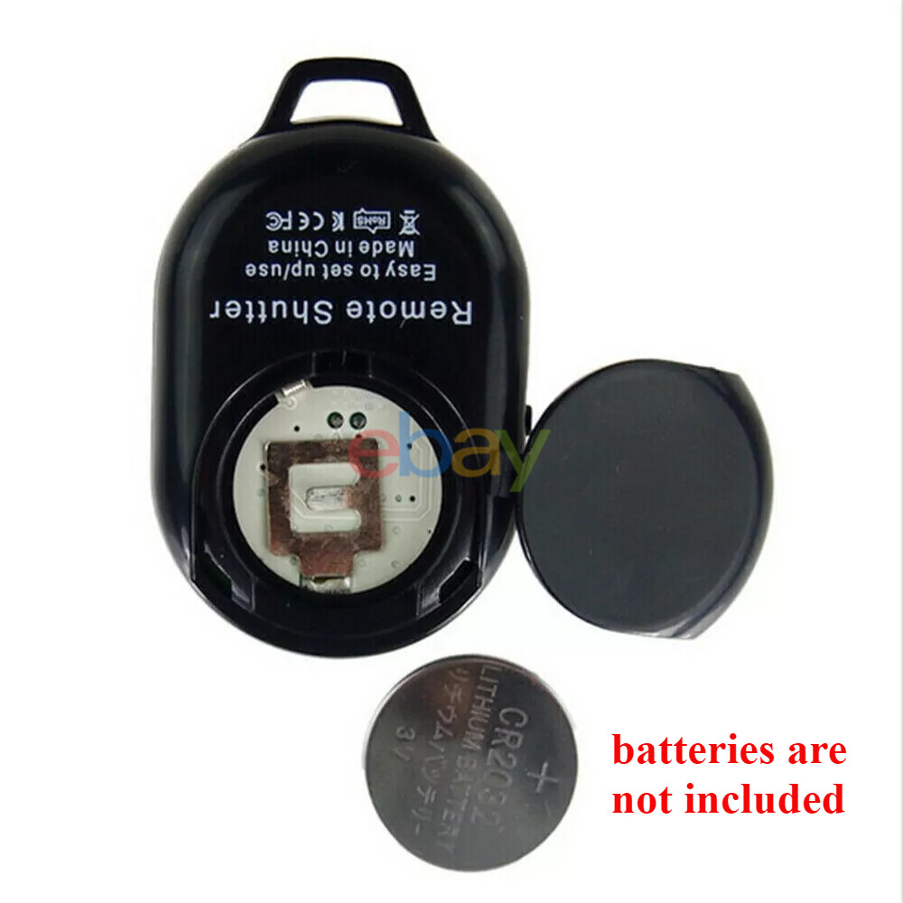 2x New Wireless Camera Bluetooth Remote Shutter For iPhone Samsung IOS Android