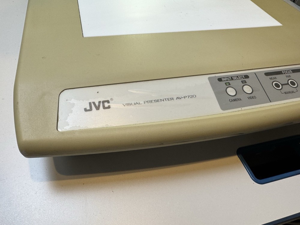 JVC AV-P720U Visual Presenter - Audio Video Document Camera - Tested, Works!