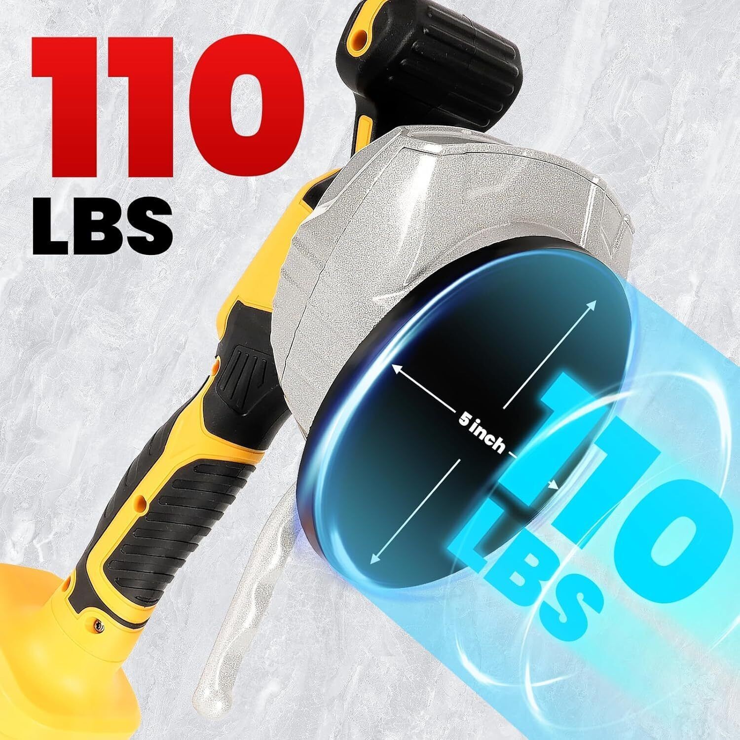 Tile Vibration Leveling Machine Tool for Dewalt 20V Battery Suction Cup 5-speeds