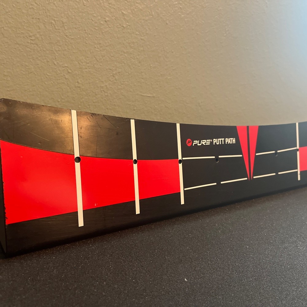 Used Pure Putt Path Golf Putting Stroke Guide Training Practice Aid