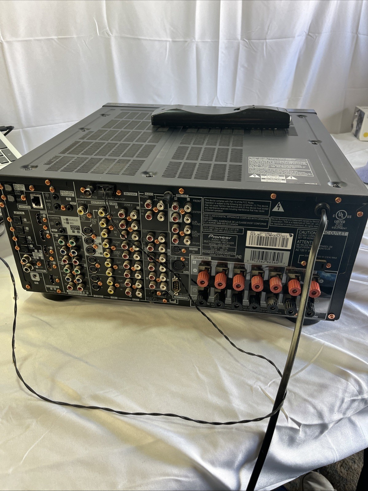 Pioneer Elite VSX-94TXH 7.1 Channel 980W Home Theater Receiver W/ Remote Bundle