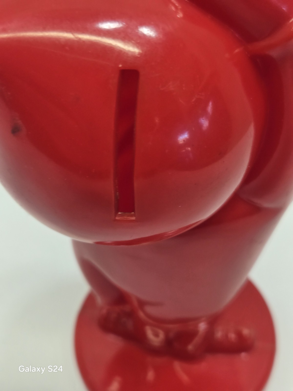 Vintage Esso/Enco Oil Gas Mr Drip Plastic Coin Bank Very Gd Condition Org Owner