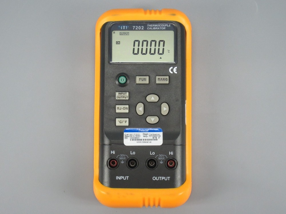 MTP Instruments 7202 Thermocouple Calibrator *Excellent Condition*