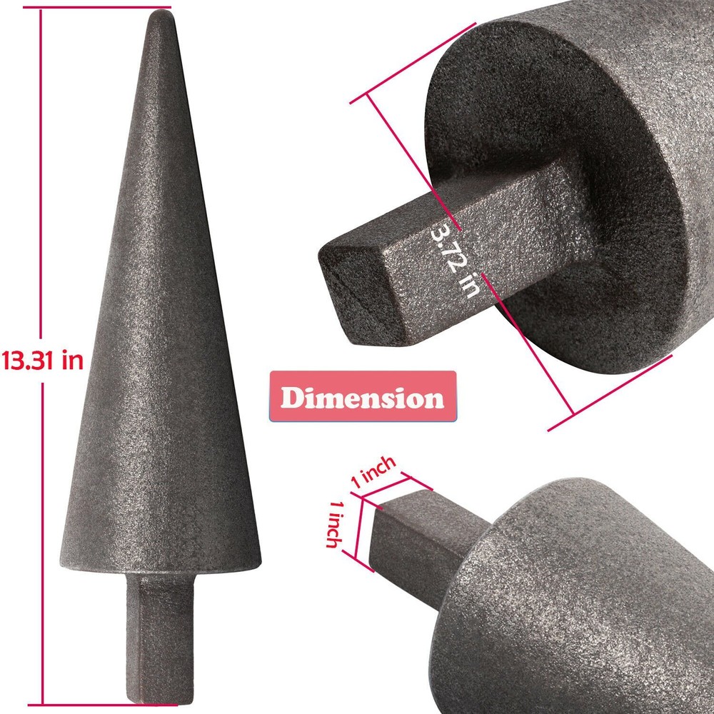 Blacksmith Anvil Mandrel Metal Forming Cone 1" Hardy Tool