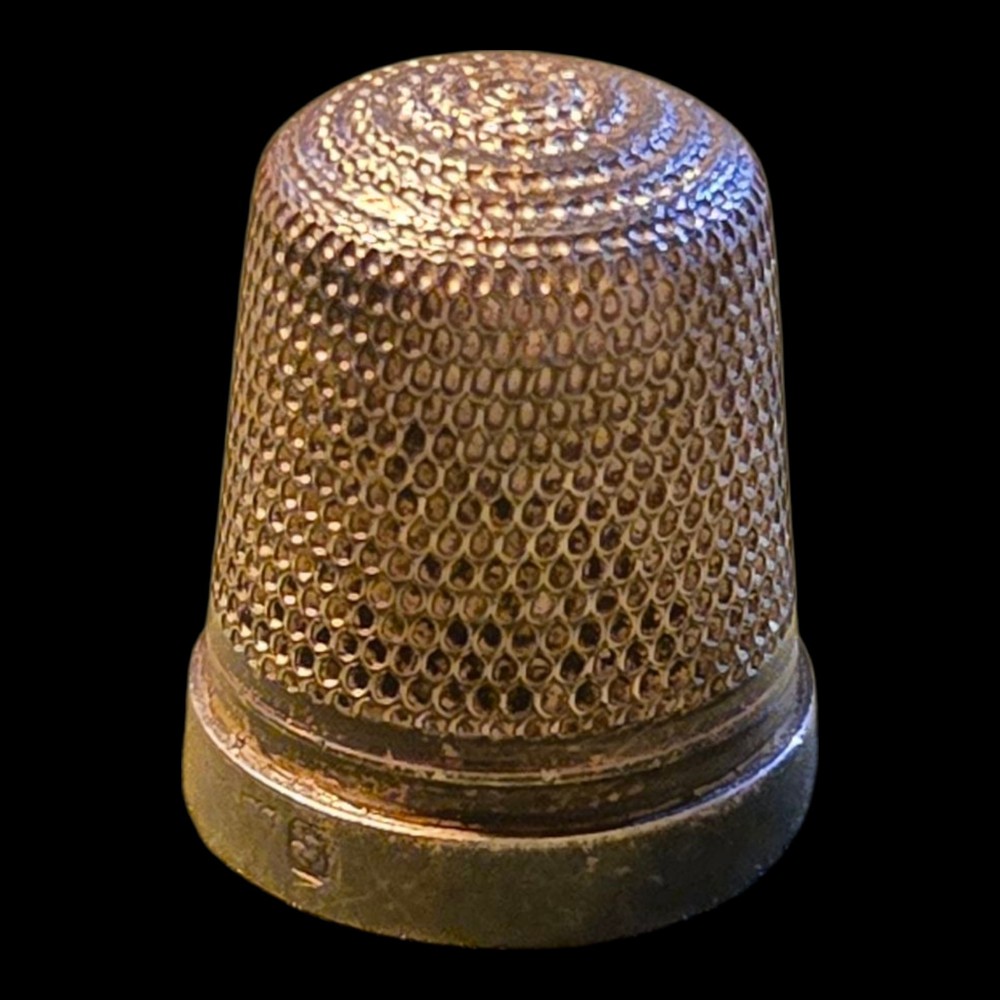 silver thimble hallmarked