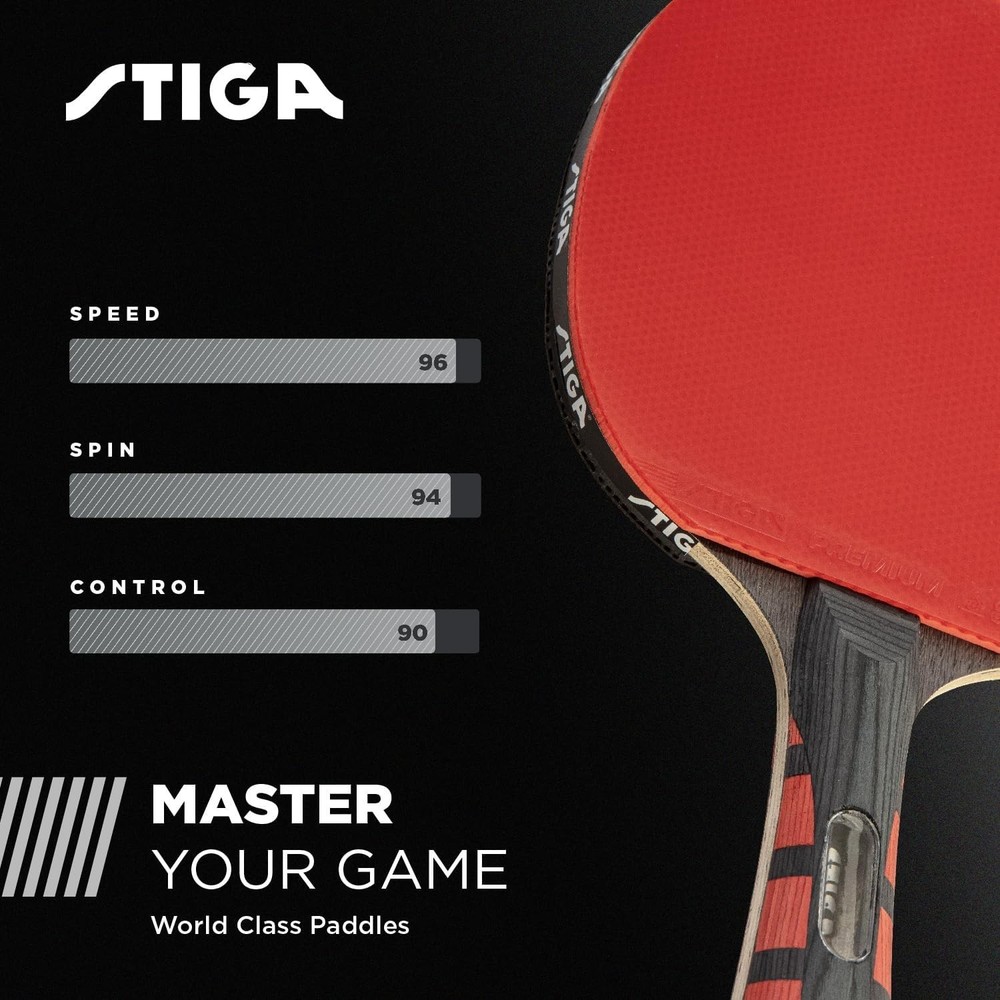 New Ping Pong Paddle Tournament Sponge Flared Handle Racket