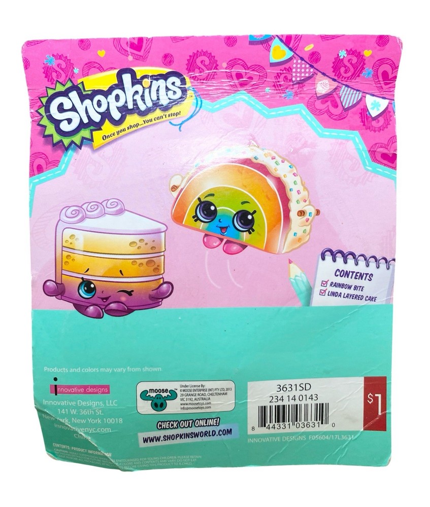 Shopkins Erasers And Stickers
