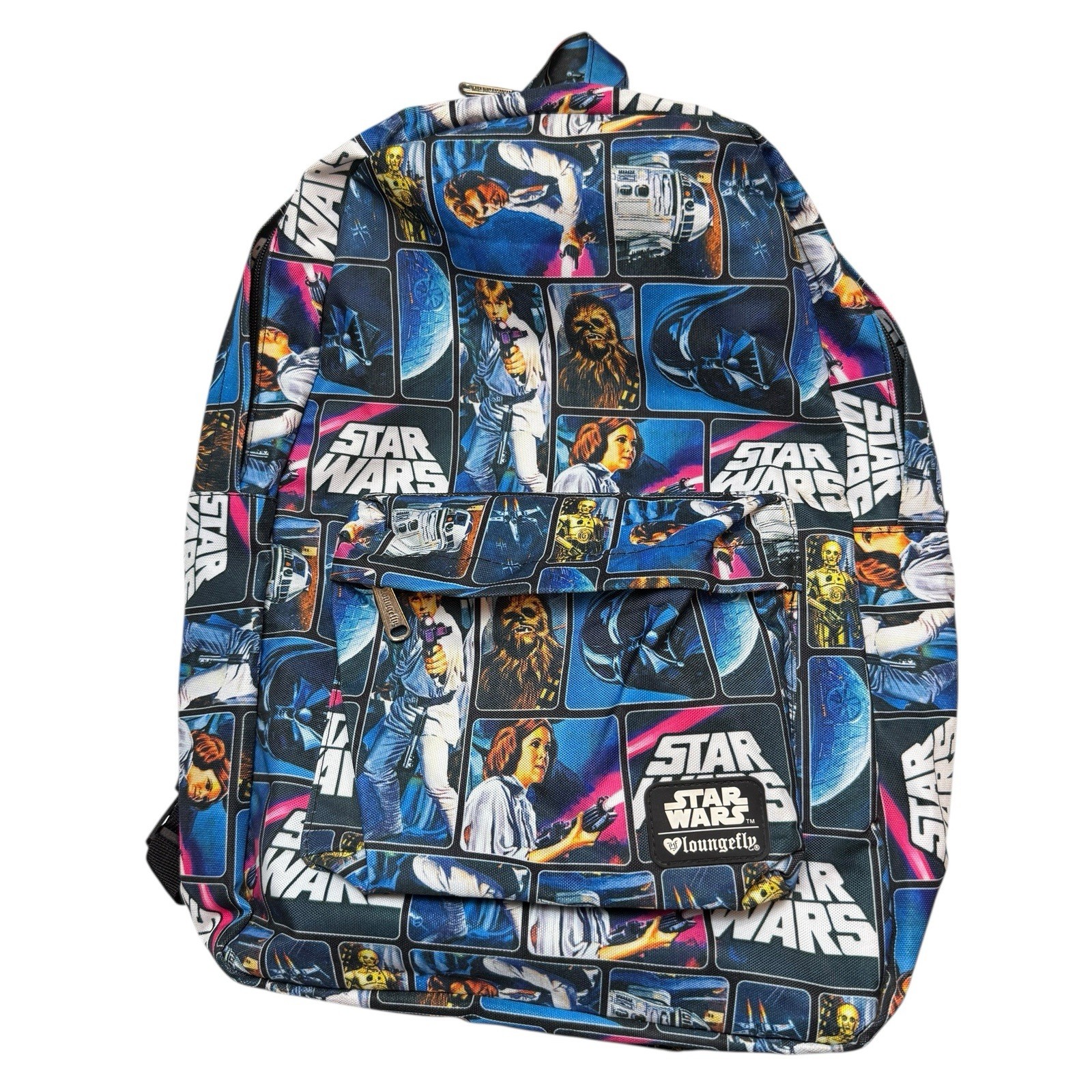Star Wars Disney Loungefly Mini Backpack Retro Comic Print Retired BK00270416