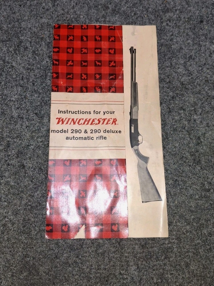 Winchester Model 290 Original Owner's Manual