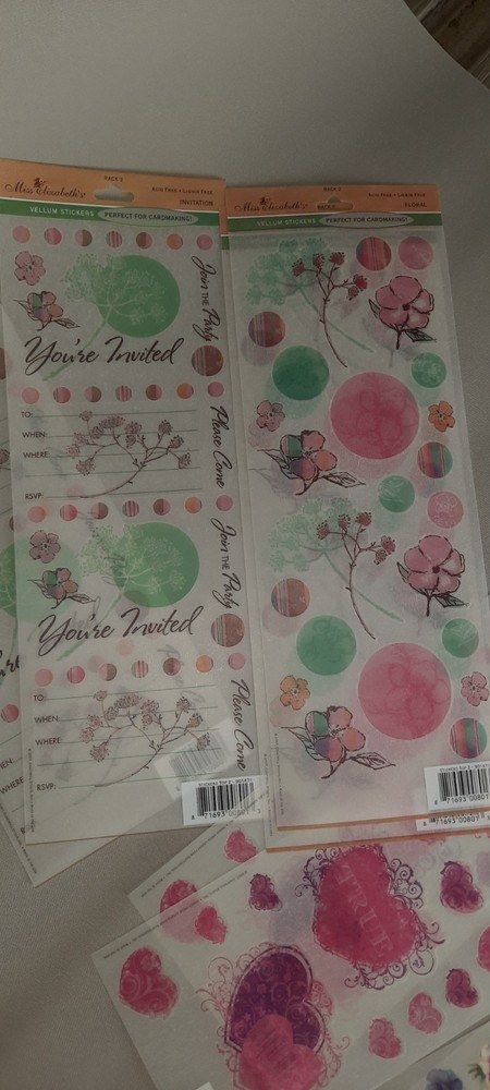 scrapbooking supplies lot