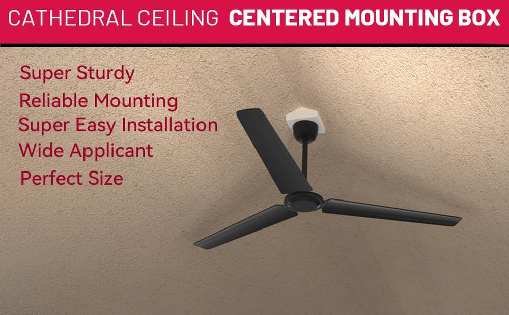Ceiling Fan Angle Mount FB900-1 Cathedral Ceiling Fan Box Ceiling Fan Mounting