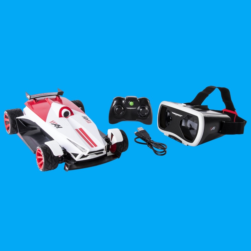Airhogs FPV High Speed Race Car VR Headset Spinmaster Virtual Reality Set New