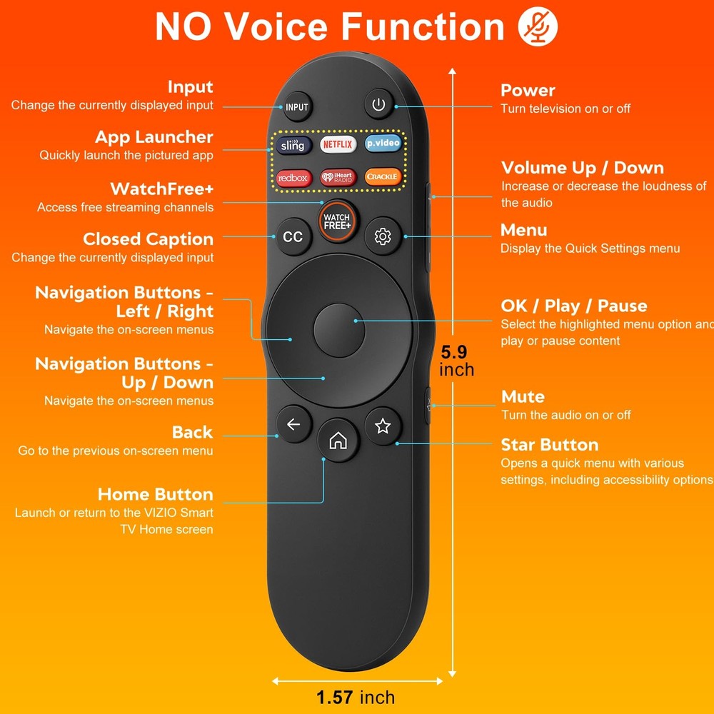 XRT270 for VIZIO Smart TV
