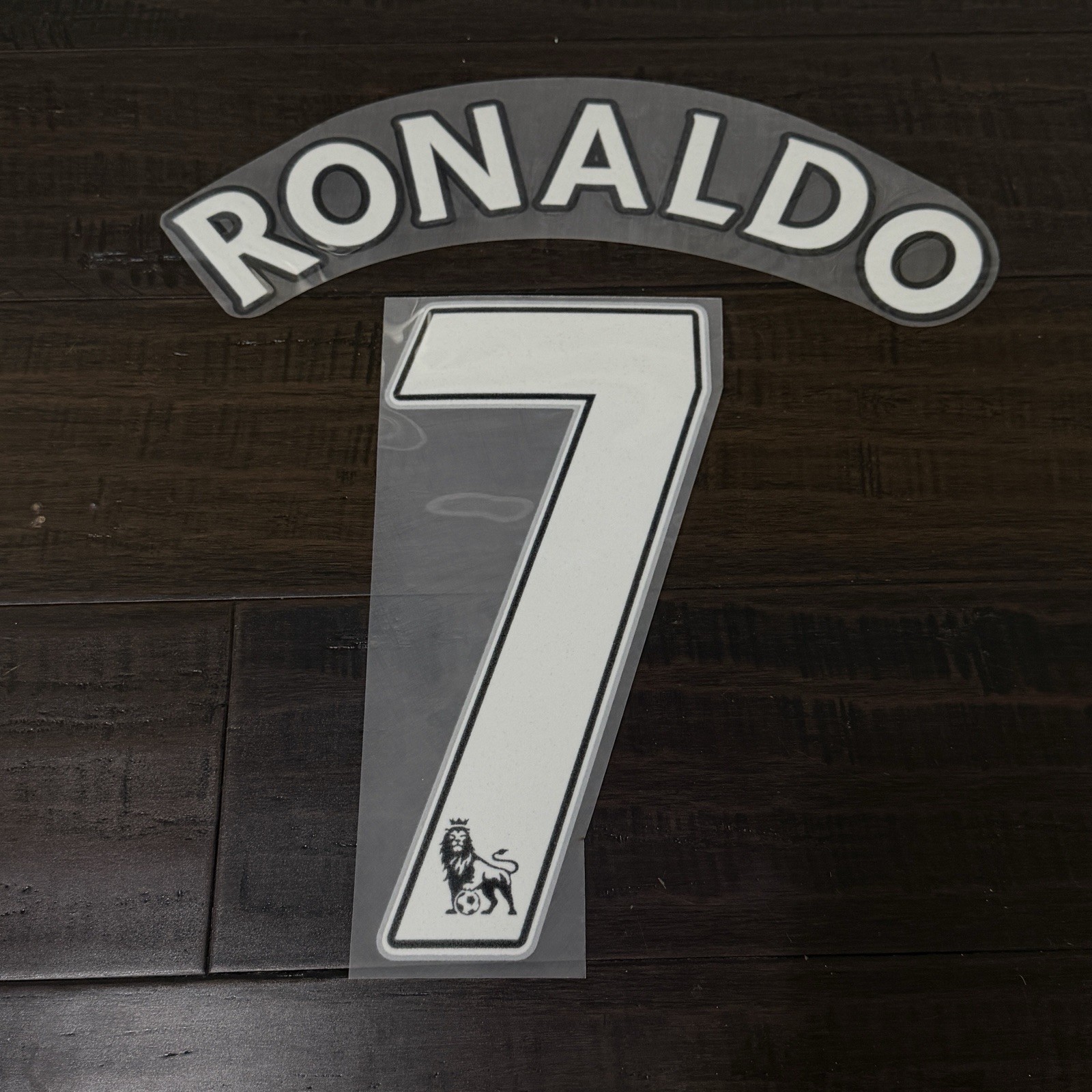 2007-09 RONALDO Manchester United Utd CR7 Home Nameset  Premier League PL Flock